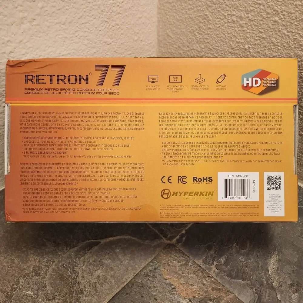 Hardware - Retron 77, for Atari 2600 games (NEW) - Hyperkin